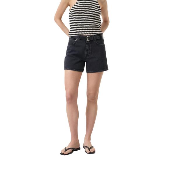NEW CLOSED janey high waisted shorts in dark grey